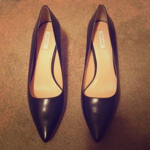 Black Coke Haan Leather Heels